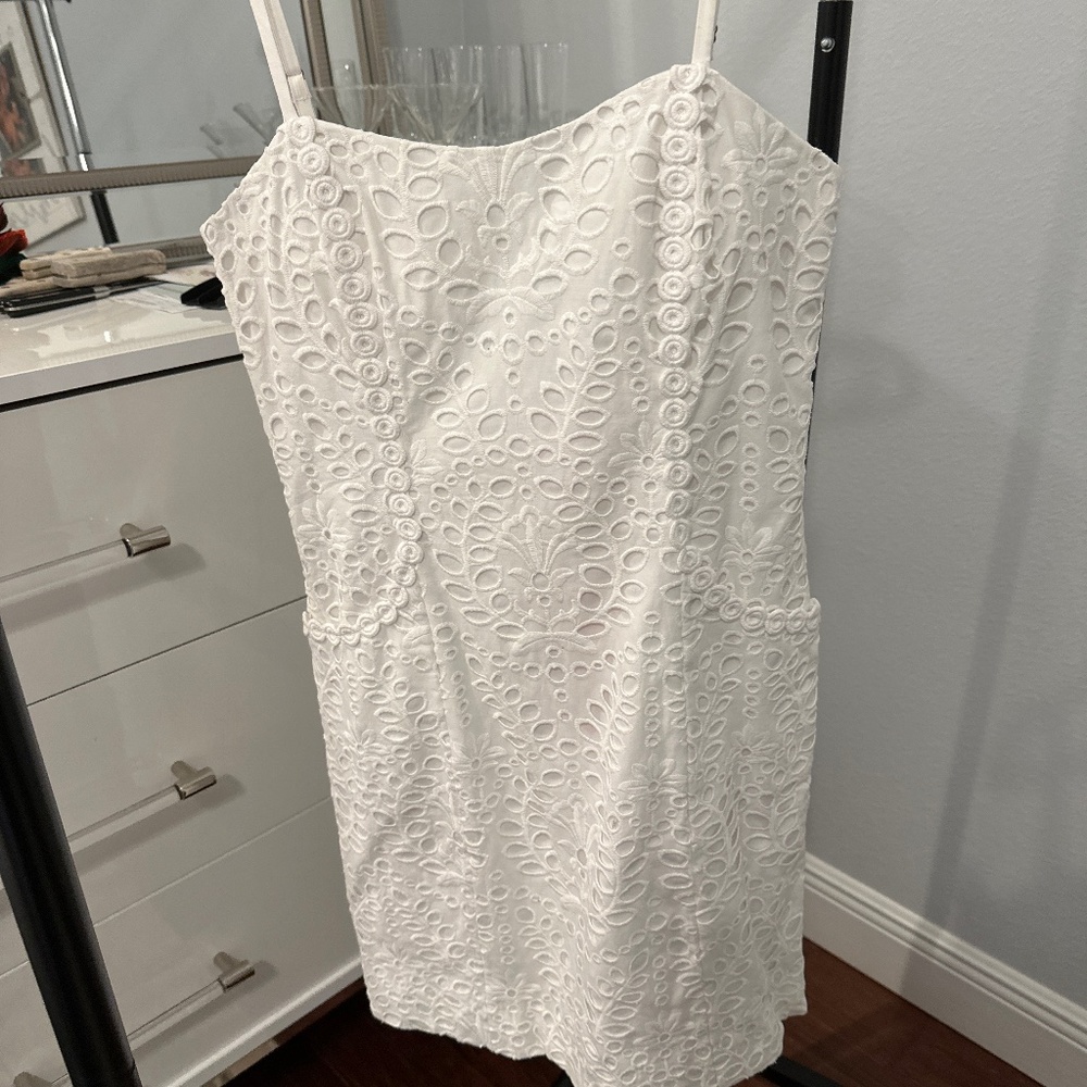 Lily Pulitzer white eyelet dress New with tags